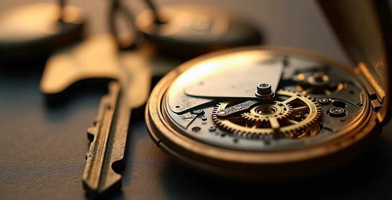 Horloge et clés de voiture illustrant l'importance du timing d'assurance