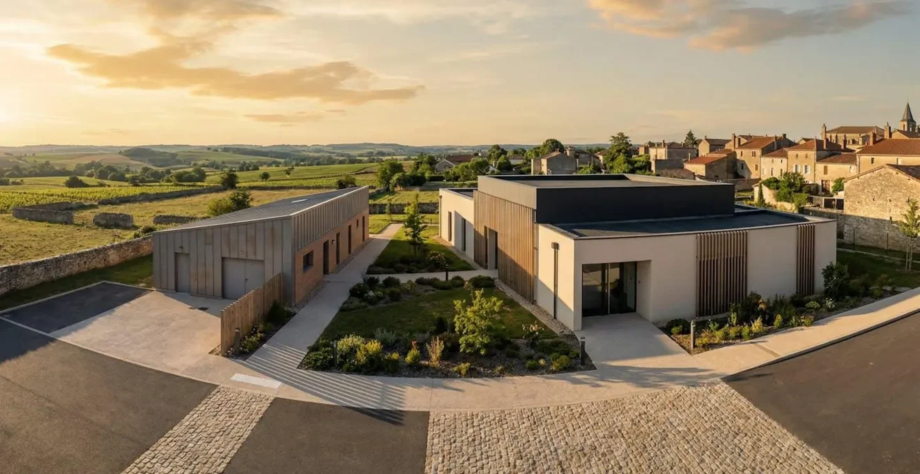 Carte de France stylisée montrant les variations de prix des obsèques par région avec des indicateurs visuels